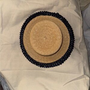 Stylish Tan and Black Women's Hat